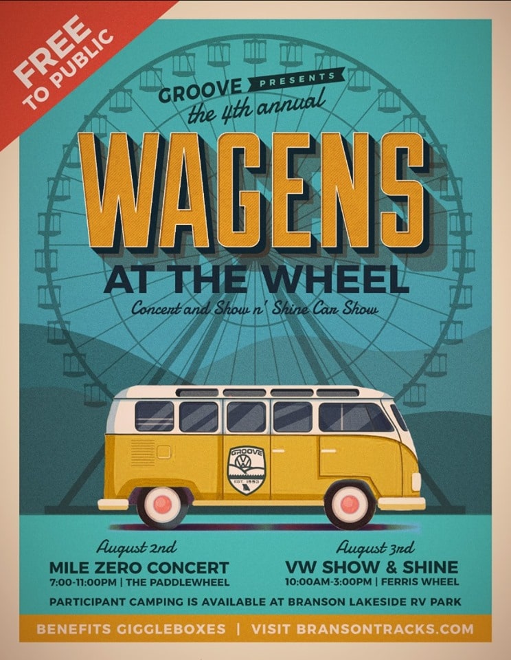Wagens at The Wheel and Mile Zero at The Paddlewheel