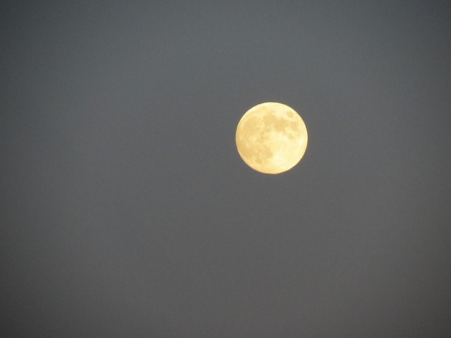 A full moon at The Paddlewheel