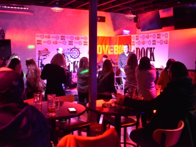 Lovebomb playing Rock The Dock for Valentine's Day
