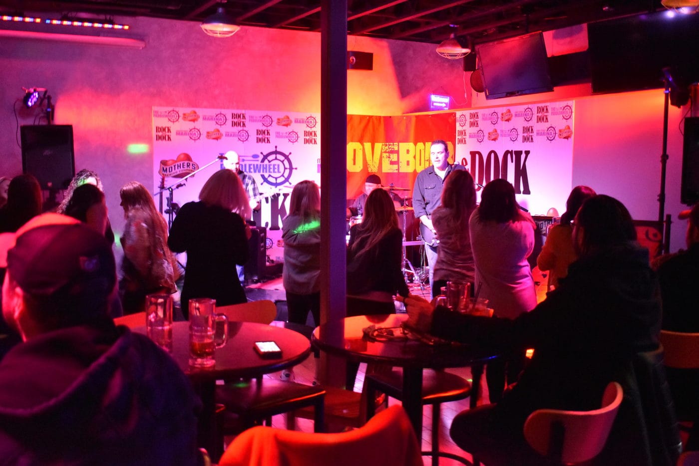 Lovebomb playing Rock The Dock for Valentine's Day
